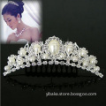 Bridal crown with shining pearl decorative wedding Tiara nice hair accessories gift
